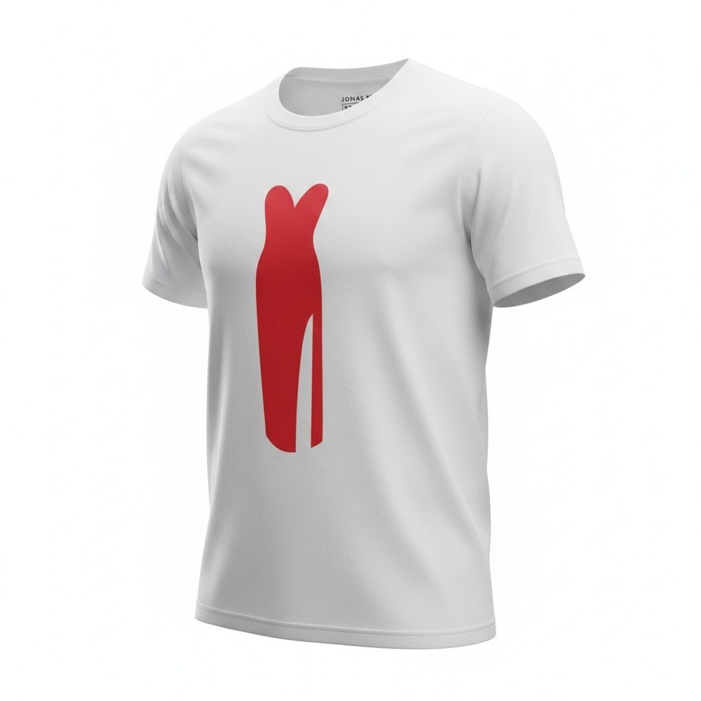 Jonas Brothers RETIRED Red Dress Burnin Up White Graphic T-Shirt Mens 3XL